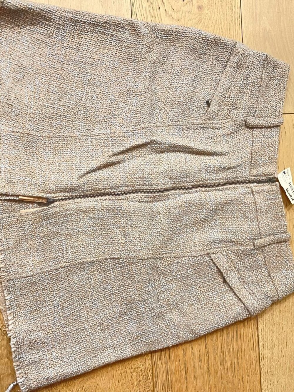 Vintage Nathan Jenden Metallic Tweed Skirt NWT Sz 8/10